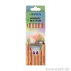 LYRA Super Ferby Buntstifte - Waldorf Selection, Natur, 6er Set