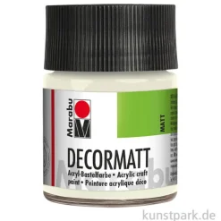 Marabu Decormatt Acryl, Weiß, 50 ml