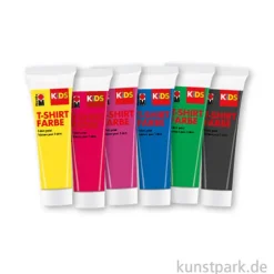Marabu KiDS T-Shirt Farben Set, 6 x 36 ml