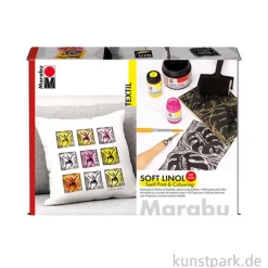 Marabu Soft Linol Print & Colouring Set