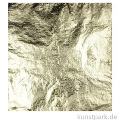 Metallfolie 10-Blatt, 140 x 140 mm Farbton: Mittelgold