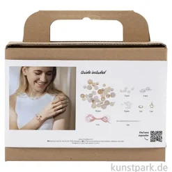 Mini Bastelset Schmuck, Achat Perlenkette + Armband