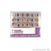 Mini Holzstempel Set - Alphabet mit 26 Buchstaben