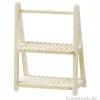 Miniatur Regal, Naturholz, 4,2 x 3 x 5,7 cm