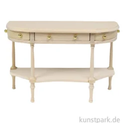 Miniatur Sideboard, Naturholz, 12 x 7,5 x 4 cm