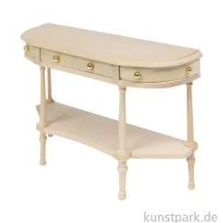 Miniatur Sideboard, Naturholz, 12 x 7,5 x 4 cm