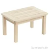 Miniatur Tisch, Holz, Natur, 7,5 x 4,8 x 4,3 cm