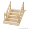 Miniatur Treppe mit Handlauf, Holz, Breite 10,5 cm