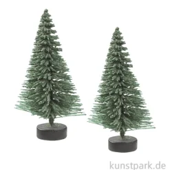 Mini-Tanne, Grün, ca. 5 cm, 2 Stück