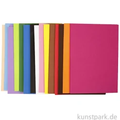 Moosgummi Set, DIN A4, Dicke 2 mm, 30 Stück