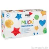 MUCKI Bastelfarbe Set - 6 x 80 ml
