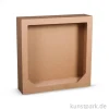 Pappmaché-Rahmen mit Holzsteckboden