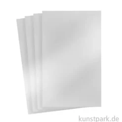 Perlmuttkarton Weiß, 50 x 70 cm, 10 Bogen, 250g/m²