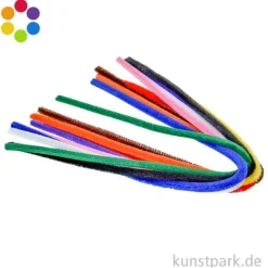 Pfeifenputzer Chenilledraht, 10 Stück, Einzelfarbe