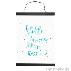 Posterleisten magnetisch - Schwarz