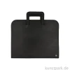 PRAT Tragemappe CLASSIC aus schwarzem Kunstleder