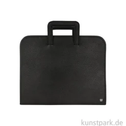 PRAT Tragemappe CLASSIC aus schwarzem Kunstleder