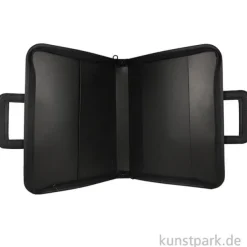 PRAT Tragemappe CLASSIC aus schwarzem Kunstleder