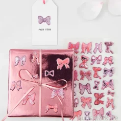 Puffy Sticker - La Vie en Rose, Schleifen, 25 Aufkleber