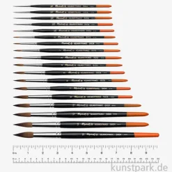 Raphael Serie 8404 Kolinsky Aquarellpinsel, feine Spitze