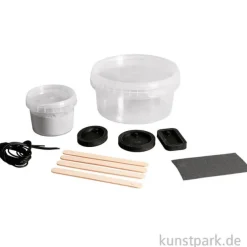 Rayher Schmuckbeton Starter Kit, mit 3 Formen + Zubehör