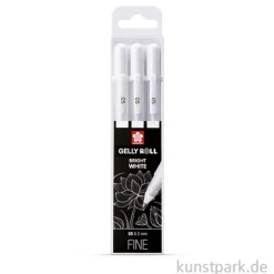 Sakura Gelly Roll 3er Set - weiß Fine