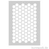 Schablone - Muster Hexagons, A5