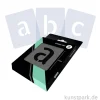 Schablonen - Alphabet Set mit 26 Kleinbuchstaben, Höhe je 5 cm