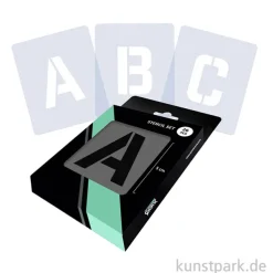 Schablonen - Alphabet Set mit 26 Großbuchstaben, Höhe je 5 cm