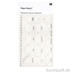 Schablonenlineal - Geometrische Formen