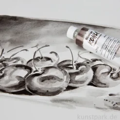 Schmincke Flüssige Kohle Kirschkernschwarz 15 ml