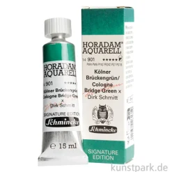 Schmincke HORADAM Aquarell Sonderfarbton Kölner Brückengrün, 15 ml