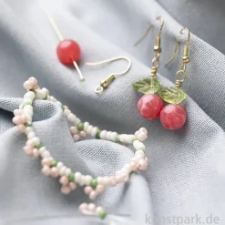 Schmuck Starter Bastelset mit viel Zubehör - Leuchtende Farben
