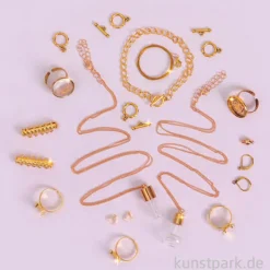 Schmuckzubehör - Gold Box, 37-teilig