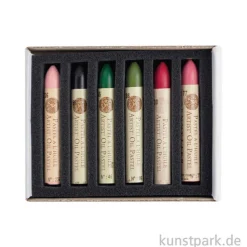 Sennelier Ölpastellstifte - 6er Set, blühende Rose