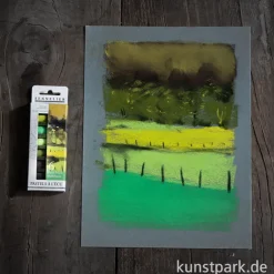 Sennelier Softpastell ECU - 6 x 1/2 Stifte, Frühlingslandschaft