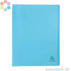 Sichtmappen für DIN A4 mit 40 Hüllen, Pastellfarben