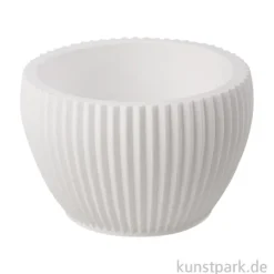 Silikon Gießform - Dekoschale geriffelt, ø 9 cm, Höhe 6 cm