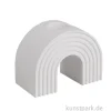 Silikon Gießform - Kerzenhalter Regenbogen, 7,8 x 4 x 6 cm