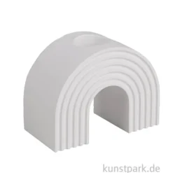 Silikon Gießform - Kerzenhalter Regenbogen, 7,8 x 4 x 6 cm