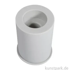 Silikon Gießform - Kerzenhalter für Teelichter + Stabkerzen, ø52x71mm