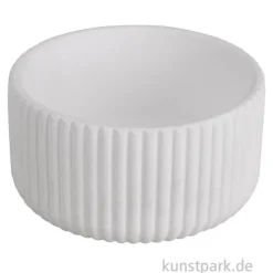 Silikon Gießform - Schale geriffelt, Durchmesser 11 cm, Höhe 6,5 cm
