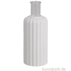 Silikon Gießform - Vase geriffelt, Durchmesser 5 cm, Höhe 10,2 cm