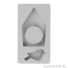 Silikon Gießform - Vogelhaus + Vogel, 14,5 x 26 x 2 cm