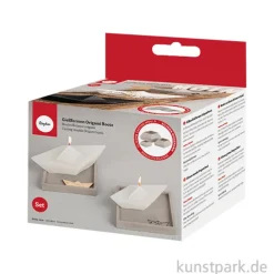 Silikon Gießformen Set - Origami Boote, 3-teilig, 8-16 cm