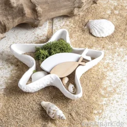 Silikon Gießformen Set - Seestern + Muscheln, Dekoschalen, 3-teilig