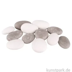 Silikon-Gießform - Steine, 14,5x26x3,5 cm, 6 Formen