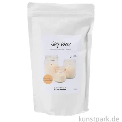 Sojawachs für freistehende Kerzen, Creme, 500 g