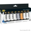 Solo Goya Acryl Malmittel Test Set, 8 x 20 ml