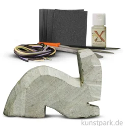 Speckstein Set - Hase mit Zubehör